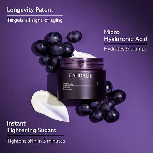Premier Cru Anti Aging Refillable Cream Moisturizer with Hyaluronic Acid
